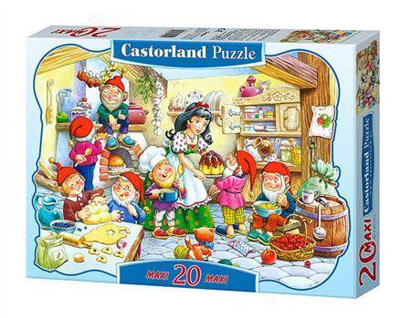 Puzzle 20 el. Maxi Snow White and the Seven Dwarfs C-02207.