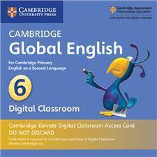 Cambridge Global English Stage 6 Cambridge Elevate Digital Classroom Access Card (1 Year)