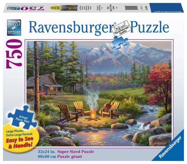 Puzzle 750el Brzeg rzeki 164455 RAVENSBURGER