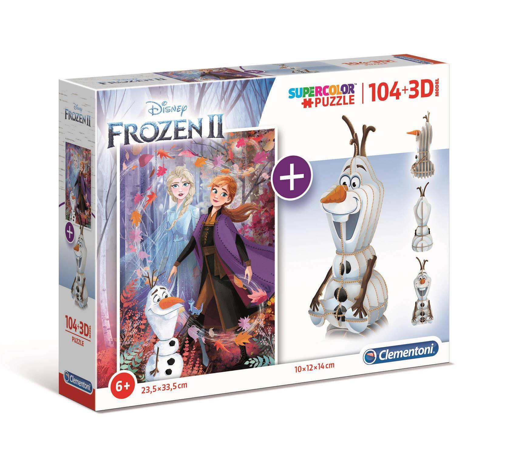 Puzzle 104 + 3D model Frozen 2 20170