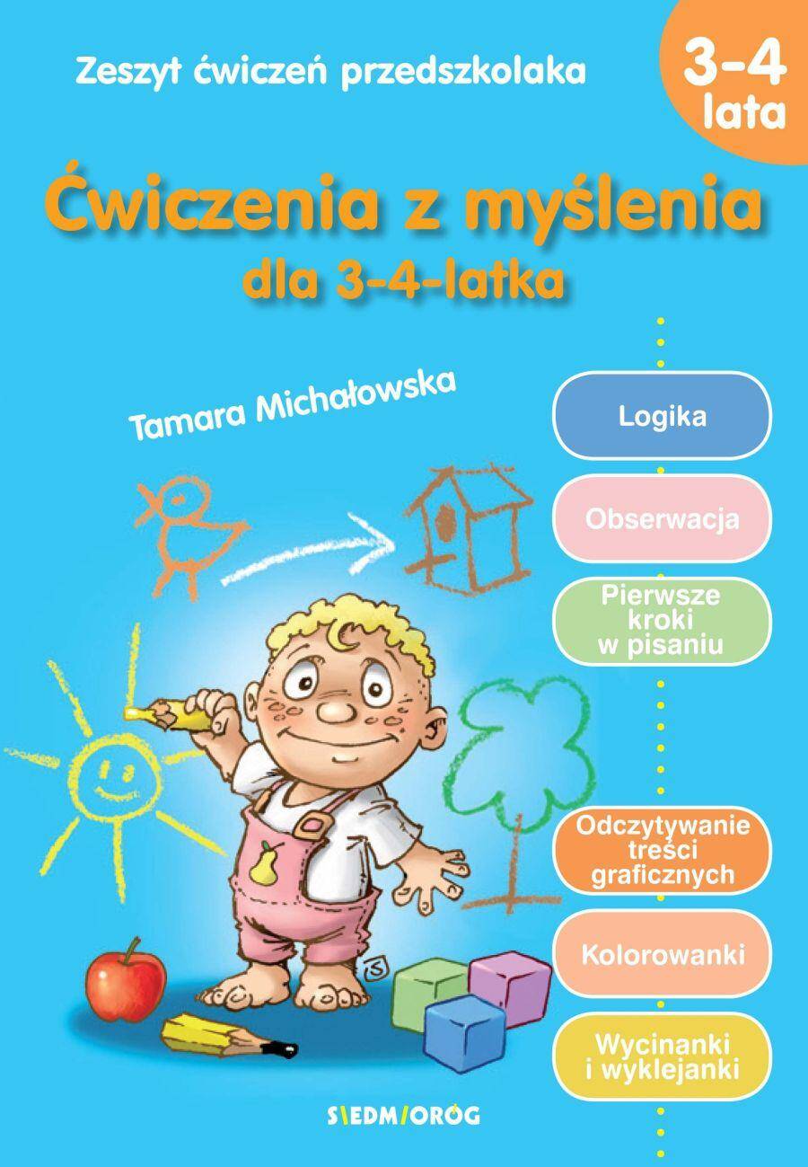 Ćwiczenia z myślenia dla 3-4-latka