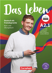 Das Leben A 2.1 Kurs und- Übungsbuch: Mit PagePlayer-App inkl. Audios, Videos und Texten (podręcznik i ćwiczenia z aplikacją, audio, wideo i tekstem)