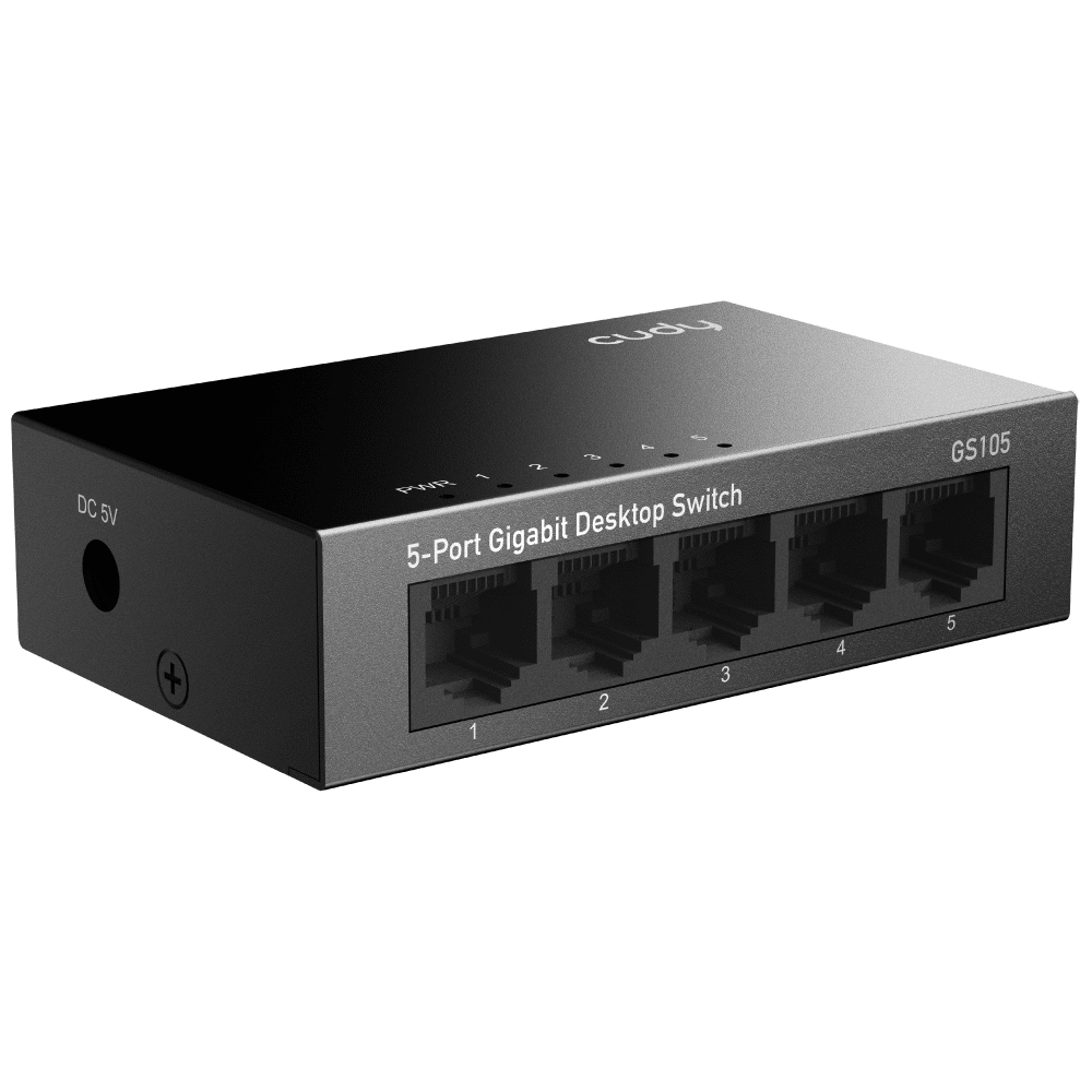 5-Port Gigabit Desktop Switch, Model: GS105