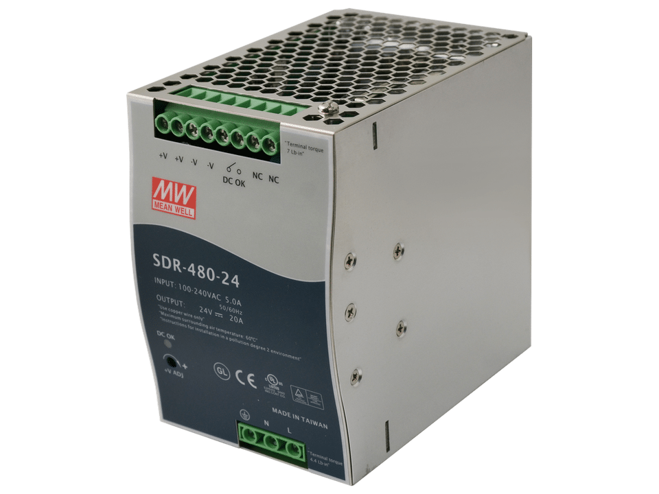 SDR-480-24 Zasilacz na szynę DIN