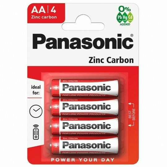 Bateria PANASONIC Zinc Carbon AA