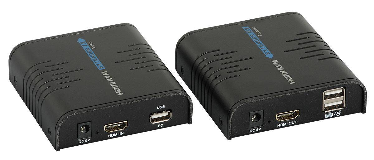 EXTENDER HDMI+USB-EX-100 - konwerter