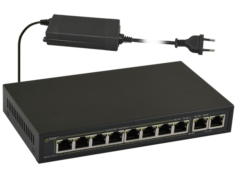 SG108-90W Switch PoE 10-portowy