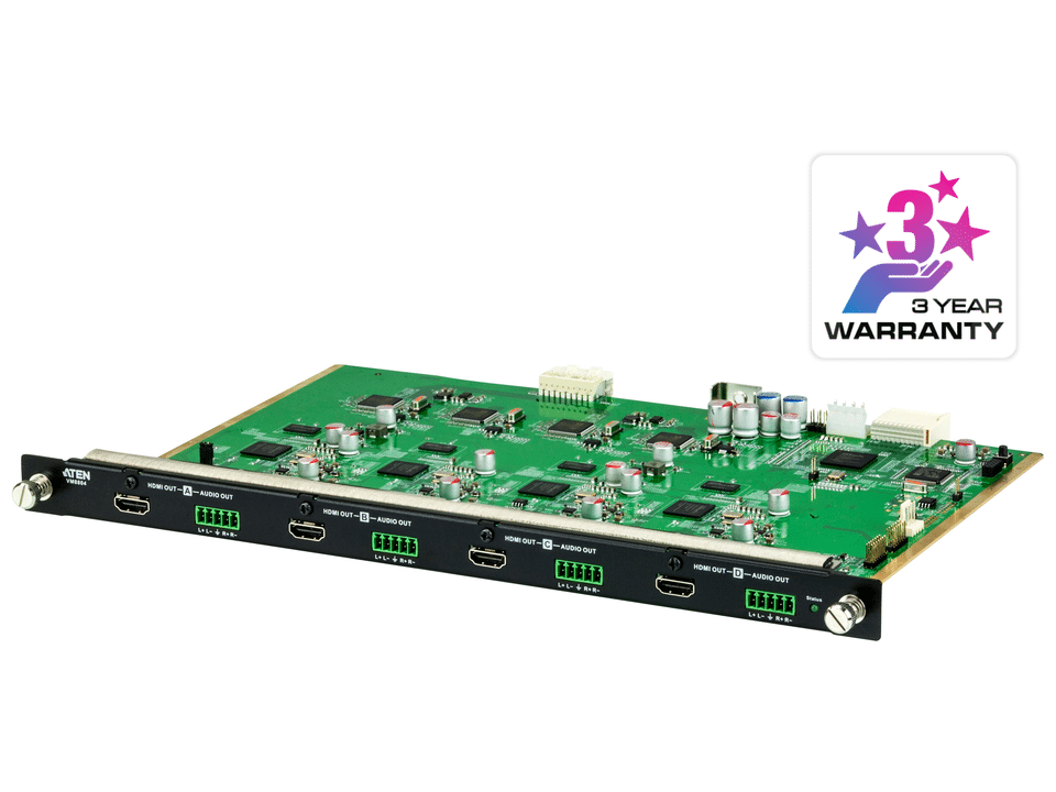 VM8804-AT 4-portowa płyta wyjścia HDMI