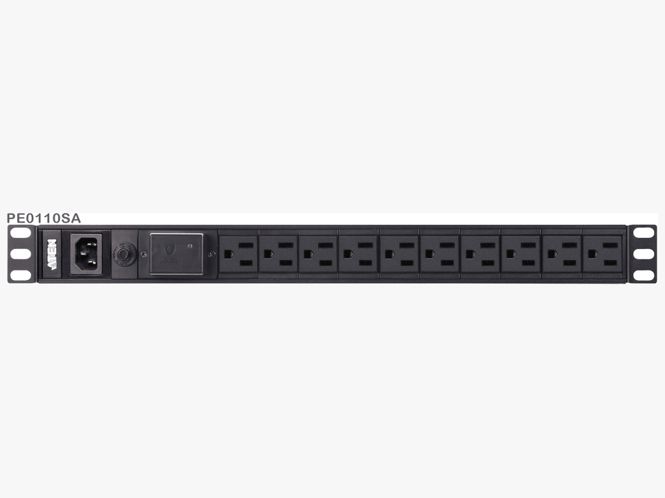 PE0110SG-AT-G Podstawowa listwa PDU 1U