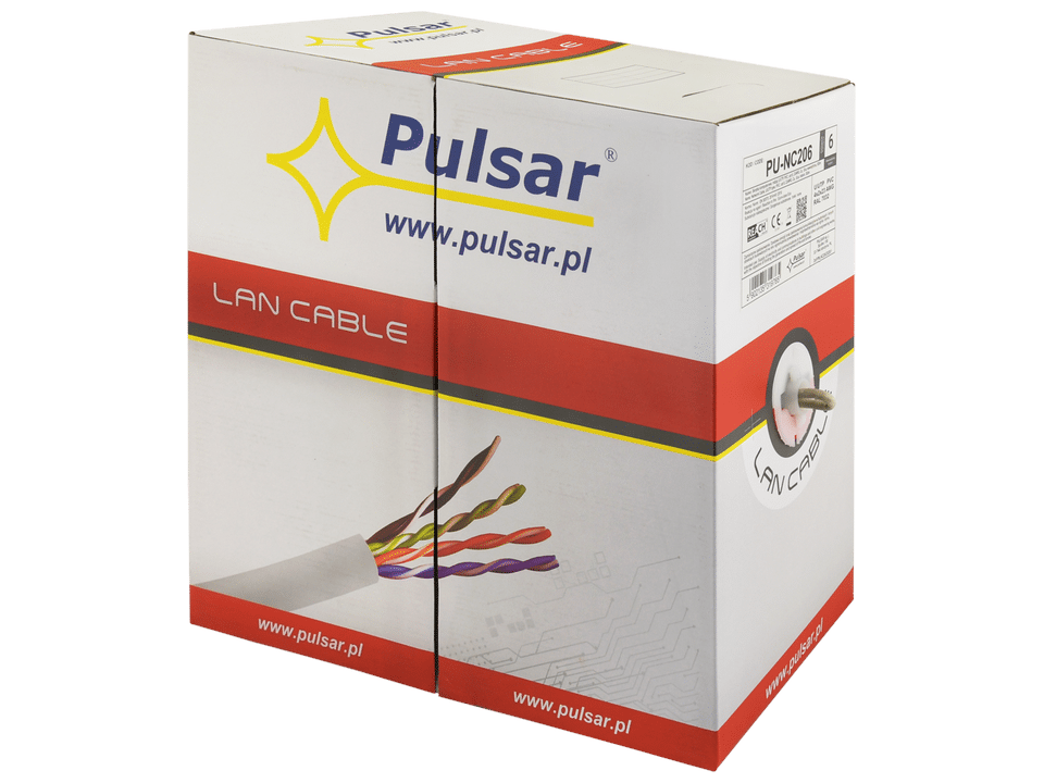 PU-NC206 Skrętka U/UTP, cat 6, 23AWG,