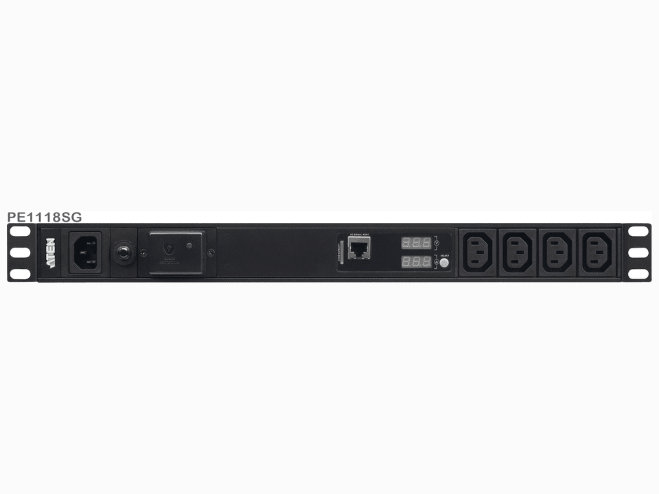 PE1118SG-AT-G Podstawowa listwa PDU 1U