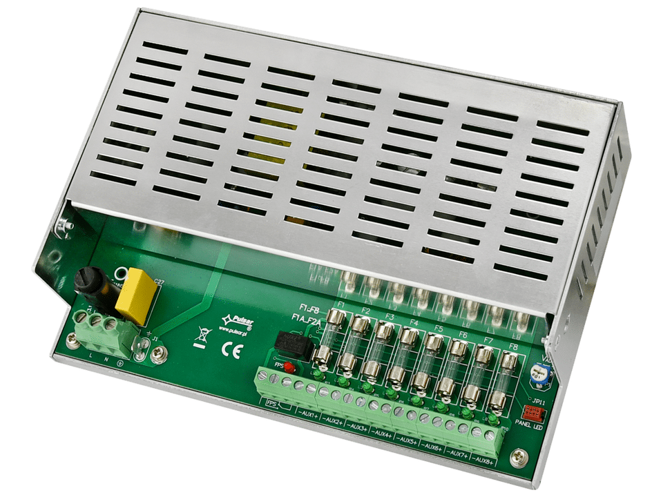 PSDC-12V8X1A Zasilacz wielowyjściowy