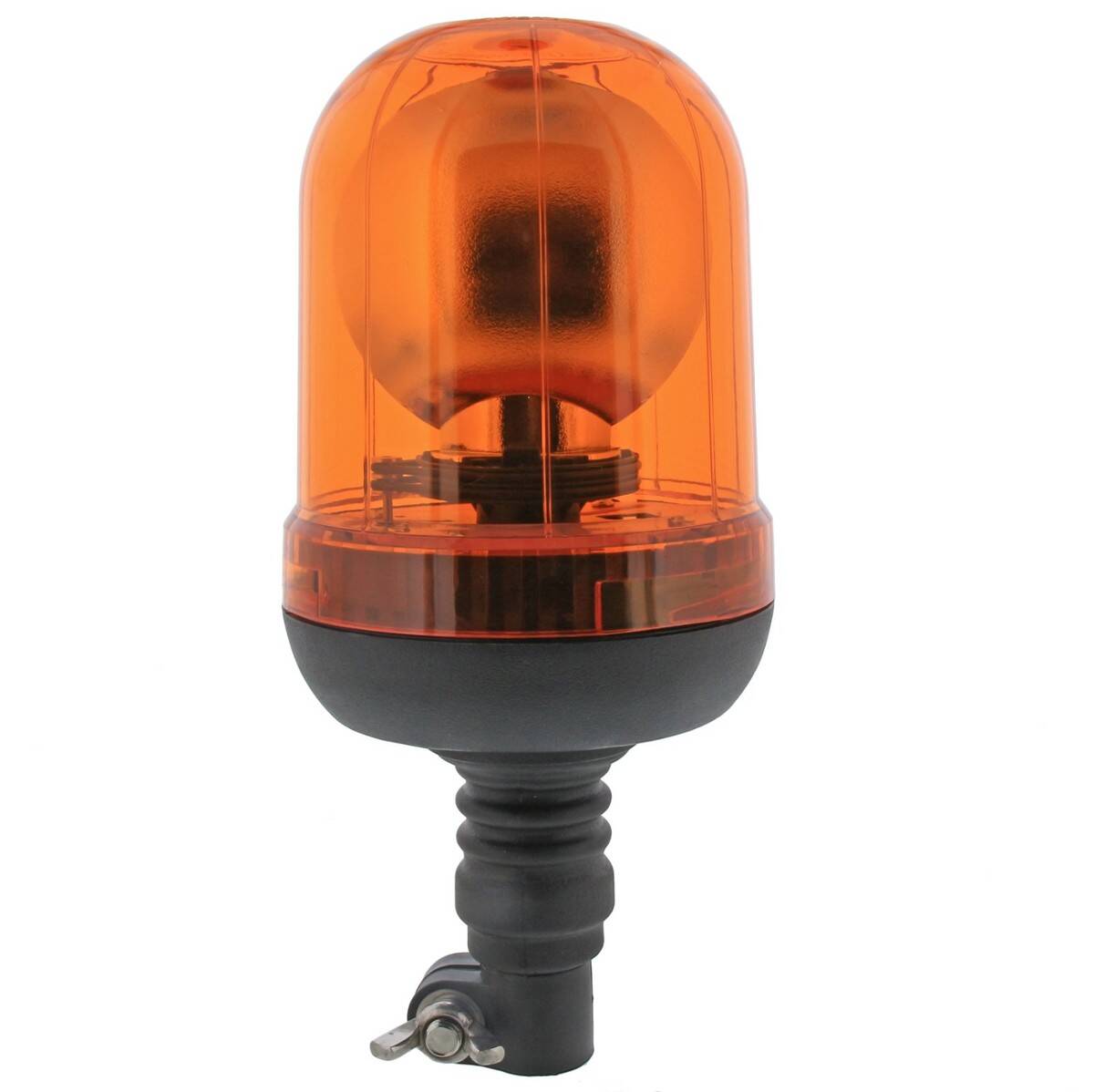 Halogen beacon light H1 bulb, belt drive, 12-24 V, amber