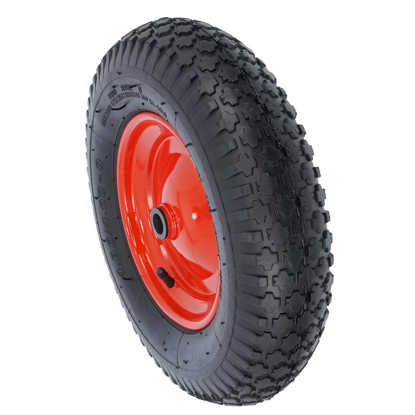 KOŁO DO TACZKI 4.00-8 2PR KÓŁKO DO WÓZKA TACZKI TACZKA TACZEK NA ROLKACH 20 MM OŚKA