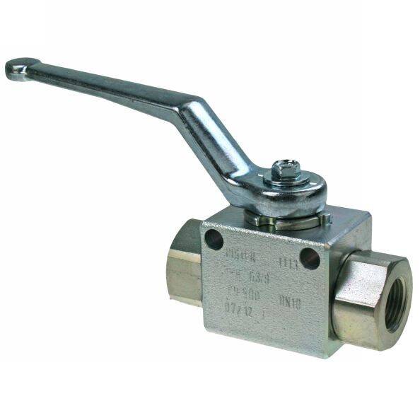 high pressure valve with hole 500bar 2 way 3/8