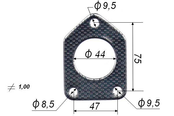 EXHAUST MANIFOLD GASKET FOR TURBO