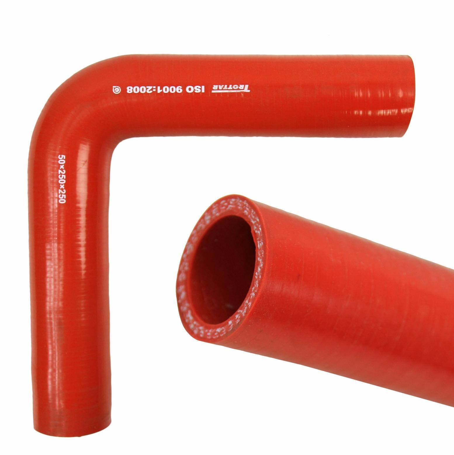 SILICONE ELBOW 90 ID 50 250X250 MM