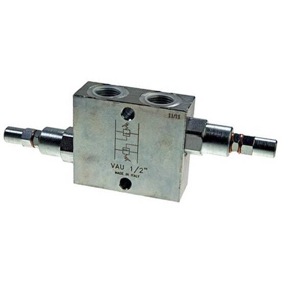 VALVE CROSS VAU 1/2 10-180 bar