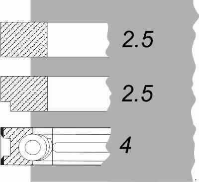 COMPRESSOR RINGSET MB 90 3R