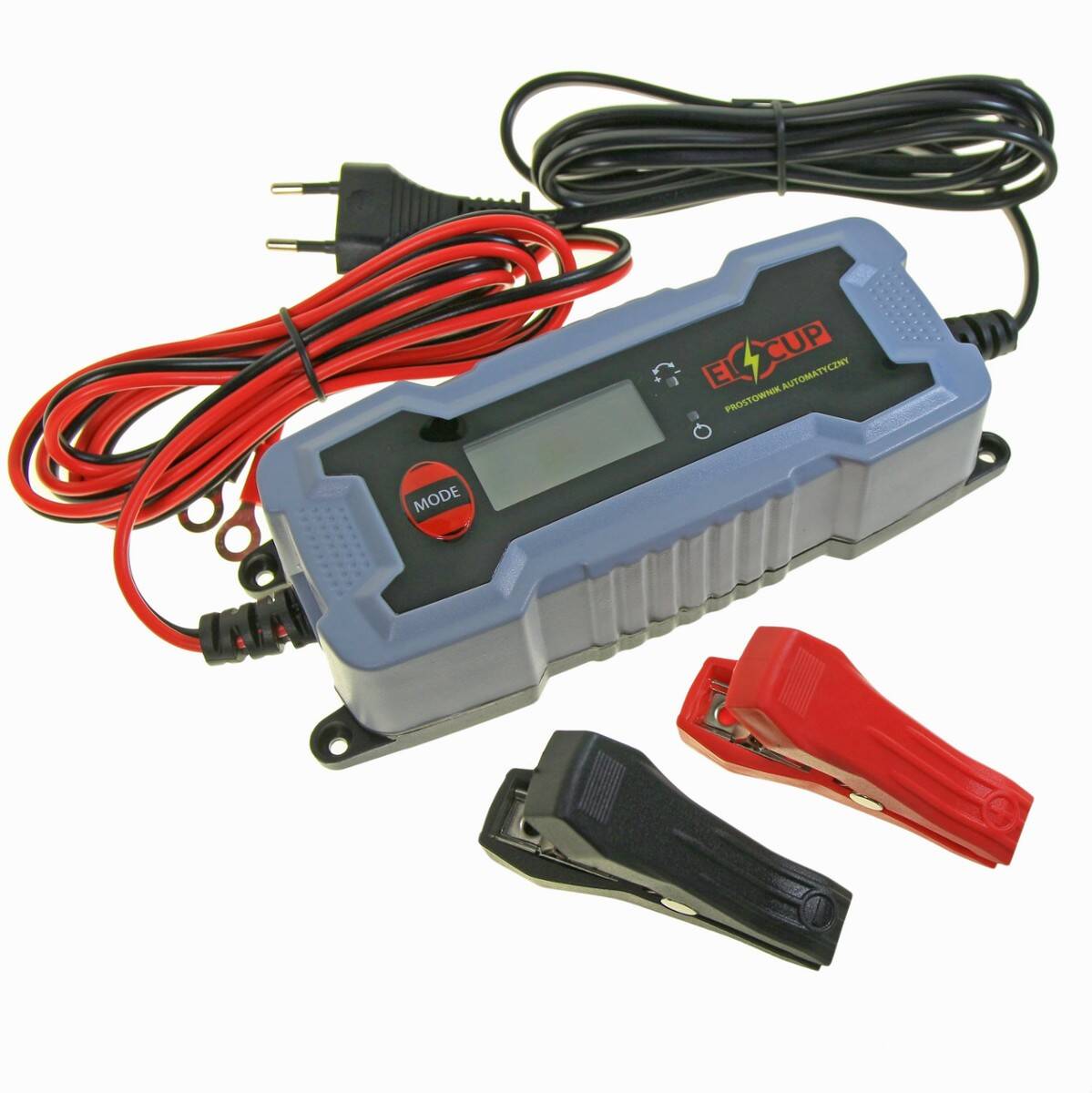 SMART BATTERY CHARGER 0.8A/3.8A (MAX 5A) 6V/12V LCD DISPLAY
