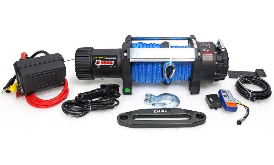 electric winch  4310 kg , silnik 4.4 synthetic rope,E9500S
