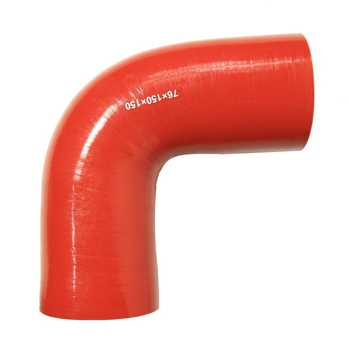 SILICONE ELBOW 90 ID 76 150X150 MM
