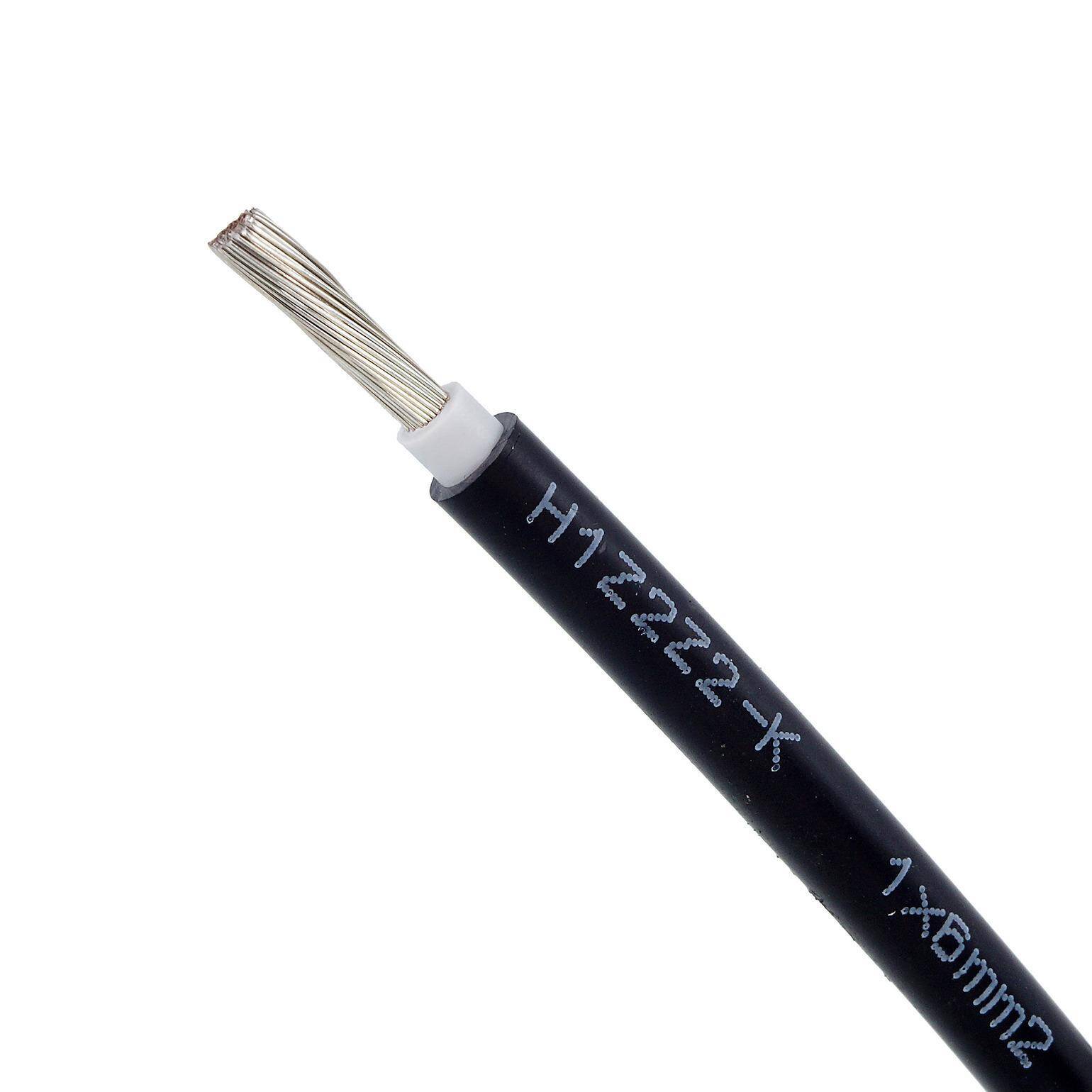 solar cable   6mm/86pcs    - BLACK