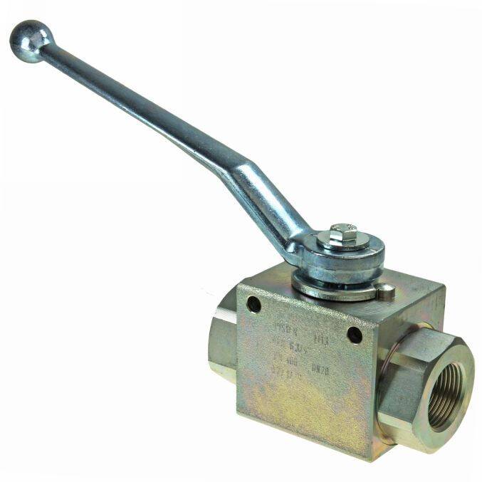 high pressure valve with hole 500bar 2 way 3/4