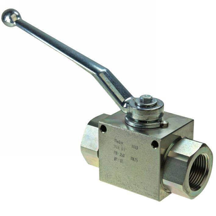 high pressure valve with hole 500bar 2 way 1