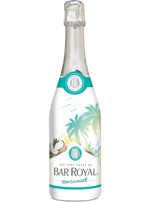Bar Royal Kokos Musujące Białe Półsłodkie