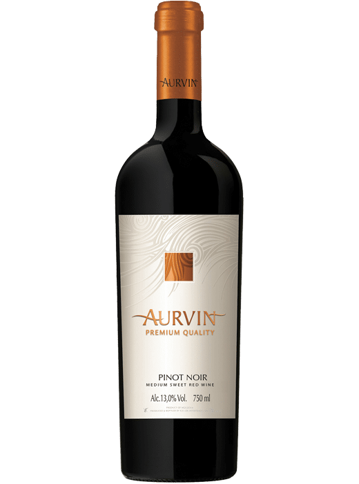 Aurvin Pinot Noir Mołdawia Czerwone Półsłodkie (Zdjęcie 1)