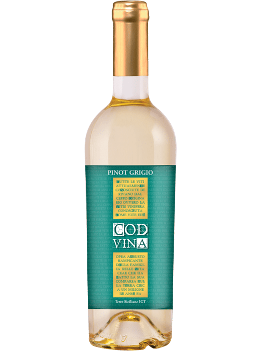Cod Vina Pinot Grigio Igt Terre Siciliane Włochy Białe Wytrawne