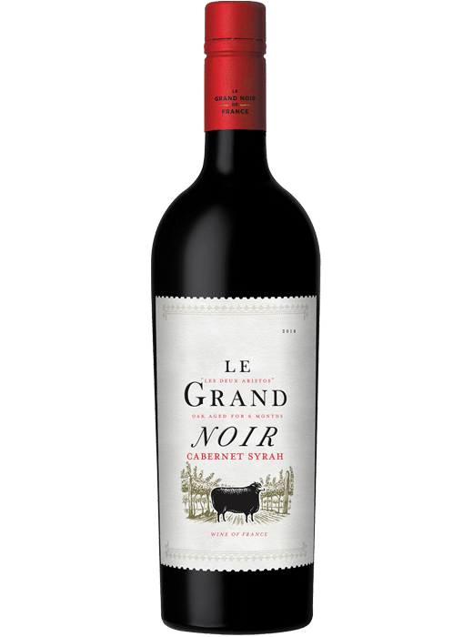 Le Grand Noir Igp Pays D'Oc Cabernet Sauvignon Shiraz Francja Czerwone Wytrawne