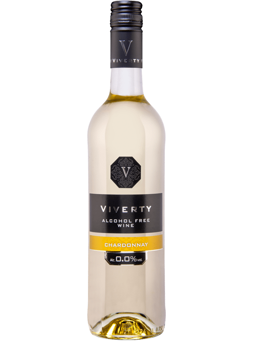 Viverty Chardonnay Wino Bezalkoholowe Białe Półwytrawne