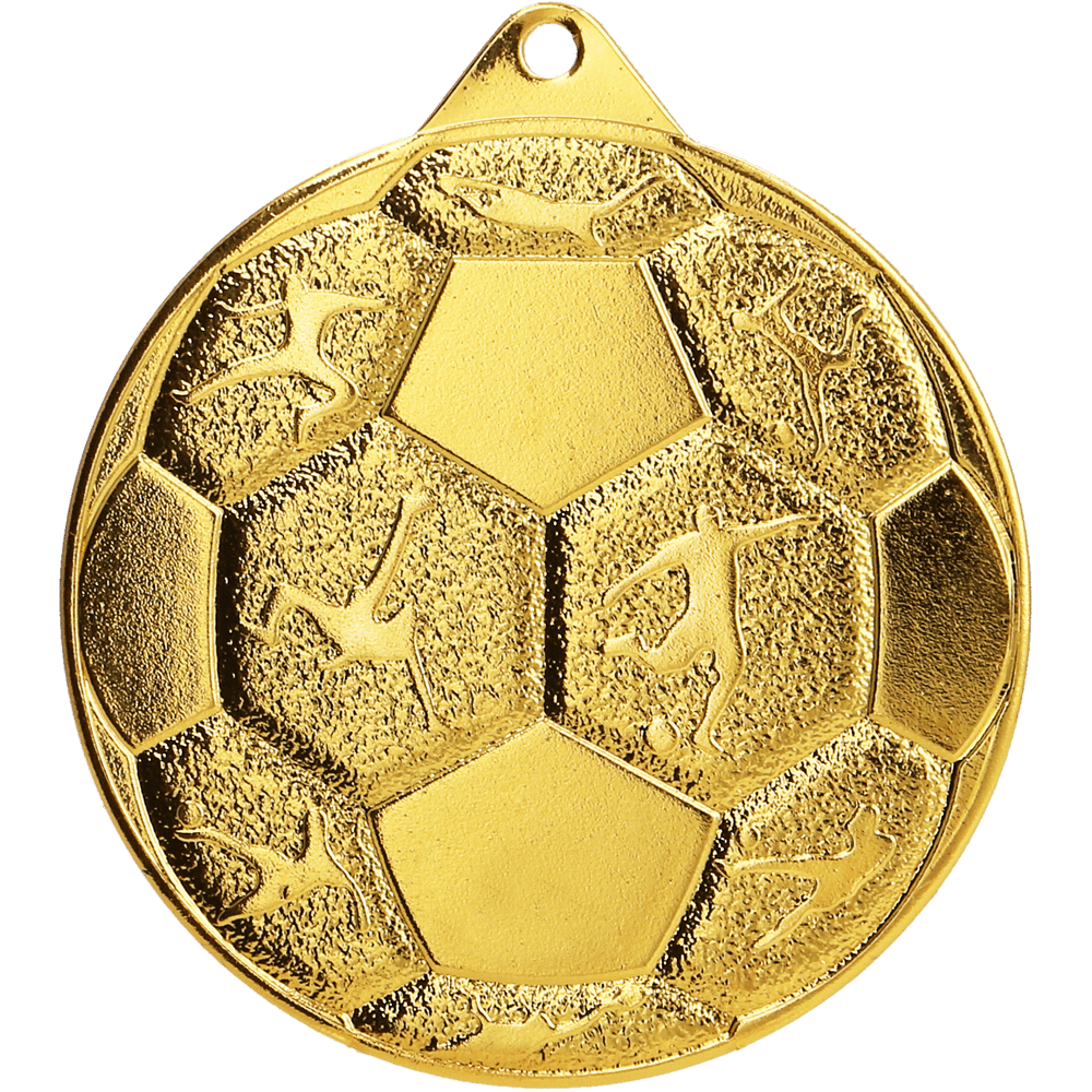 Medal złoty 50 mm - piłka nożna