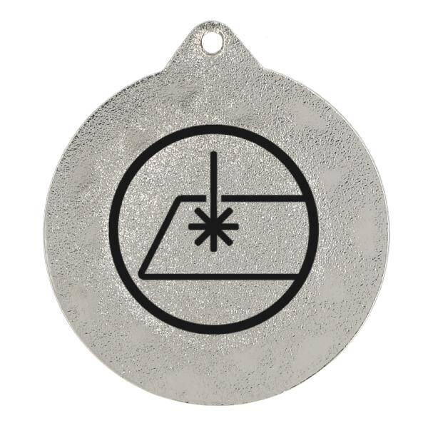Medal srebrny z grawerem bezpośrednim
