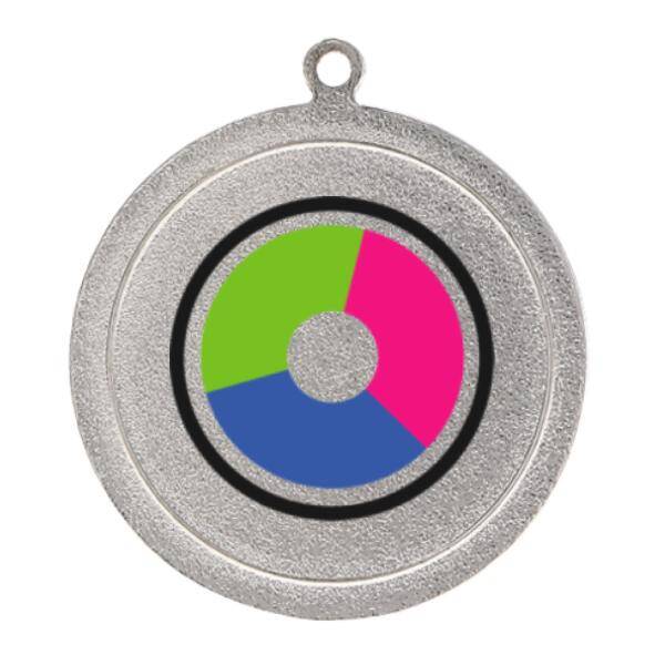 Medal srebrny z nadrukiem kolorowym LuxorJet