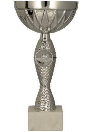 Metal cup silver