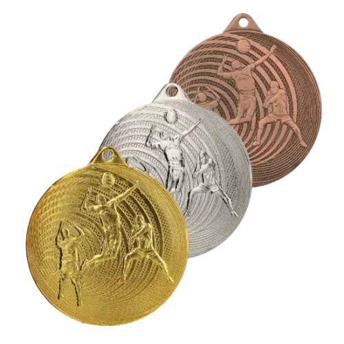 Medal złoty 70 mm - siatkówka
