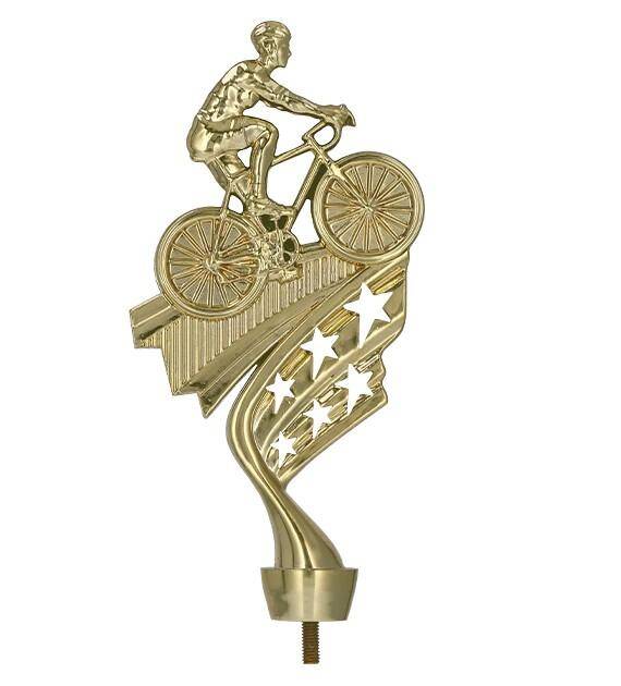 Plastic figure (metric rod) - cyclist