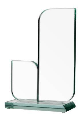 Trofeum szklane z etui (rysy)