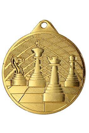 Medal złoty 50 mm - szachy