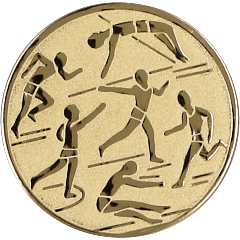 Aluminum emblem - athletics