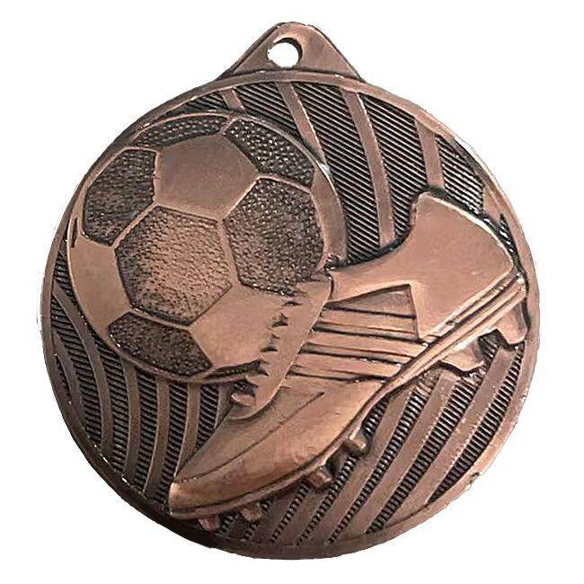 Medal stalowy brązowy - piłka nożna