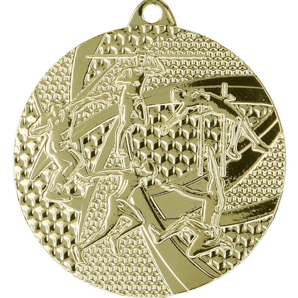 Medal gold 50 mm - athletics