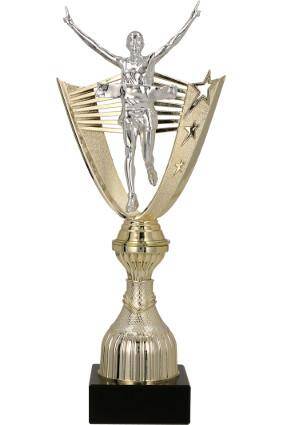 Gold plastic cup REGIS/running
