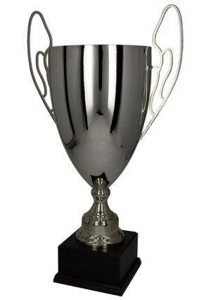 Metal cup silver
