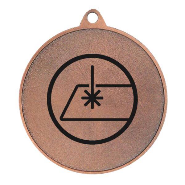 Medal brązowy z grawerem bezpośrednim