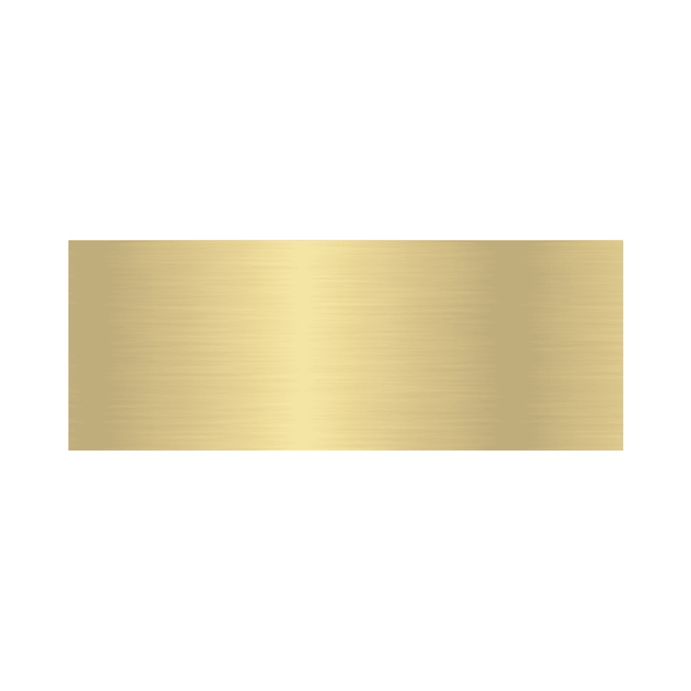 Engraved laminate plaque - gold, small