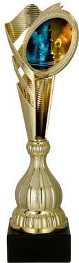 Plastic cup gold - chess